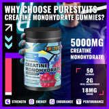 PURESTVITS primer plano de gominola y textura, evidencia calidad vegana