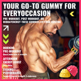 PURESTVITS estilo de vida en gimnasio con el frasco junto a pesas