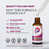 PureWise etiqueta en detalle mostrando ingredientes y transparencia de calidad