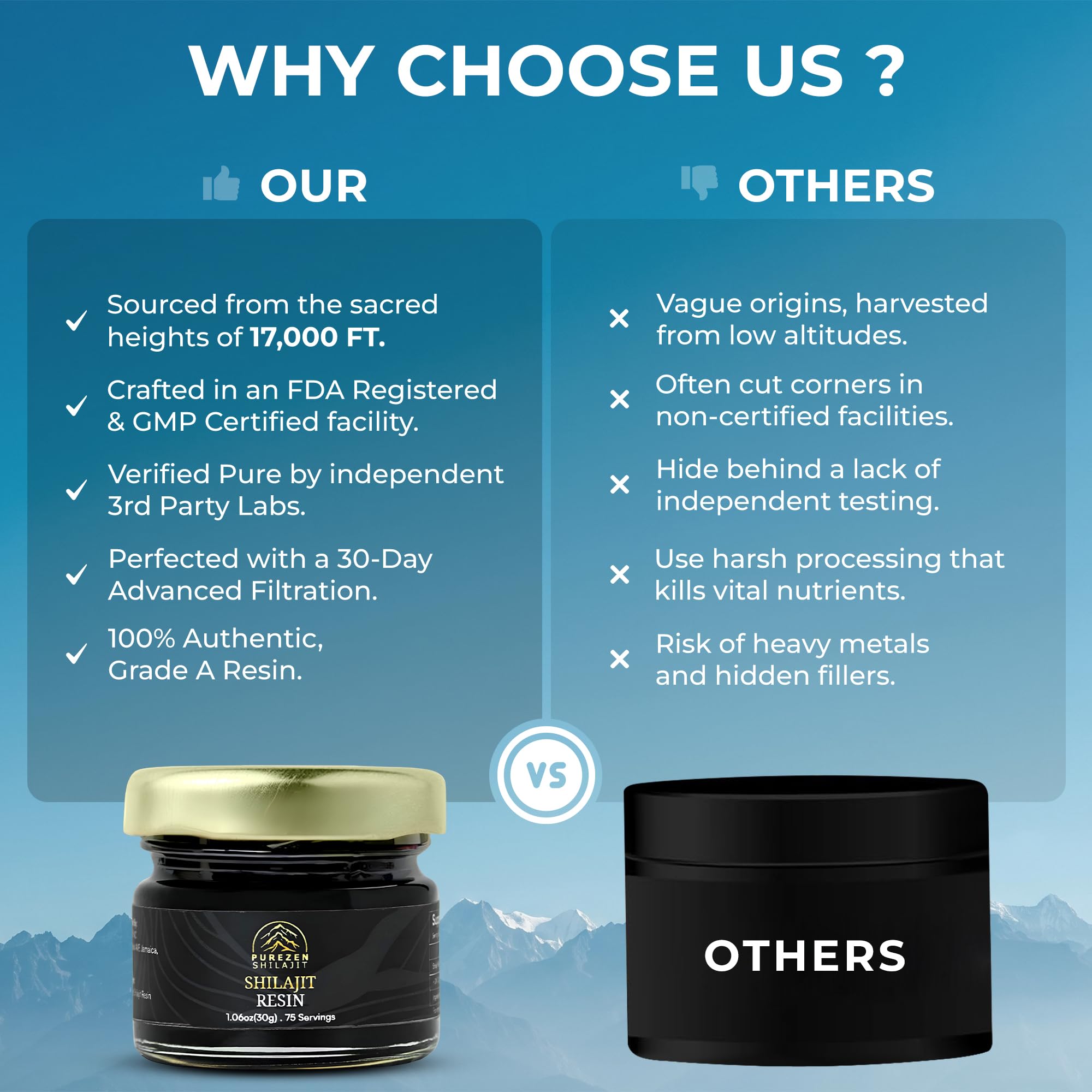 PUREZEN SHILAJIT estilo de vida en entorno natural resaltando origen Himalaya