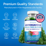Purify Life sello GMP y "third-party tested" en empaque, beneficio confianza calidad