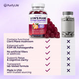 Purify Life etiqueta nutricional y de ingredientes para verificar calidad
