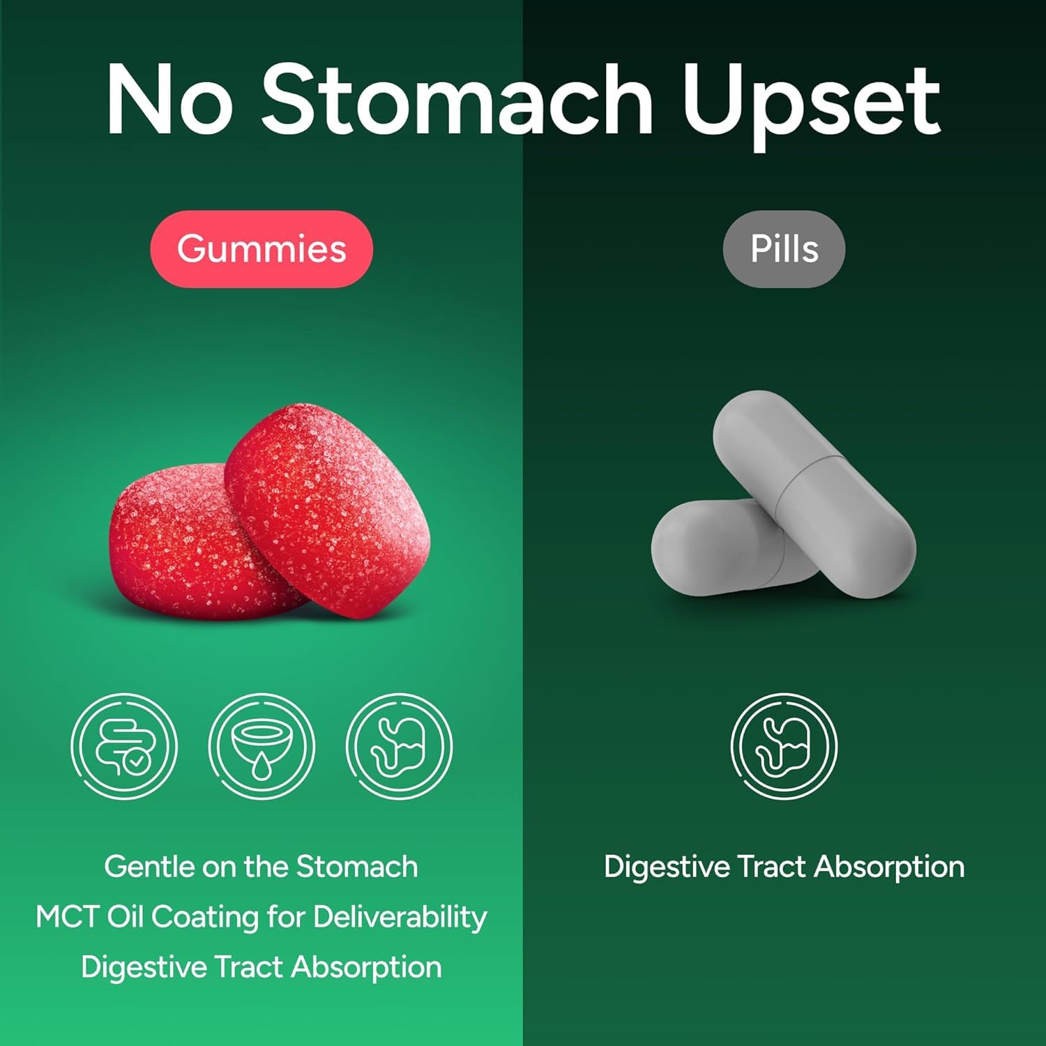 Gominolas Purify Life en mano, fácil dosificación y conveniencia diaria