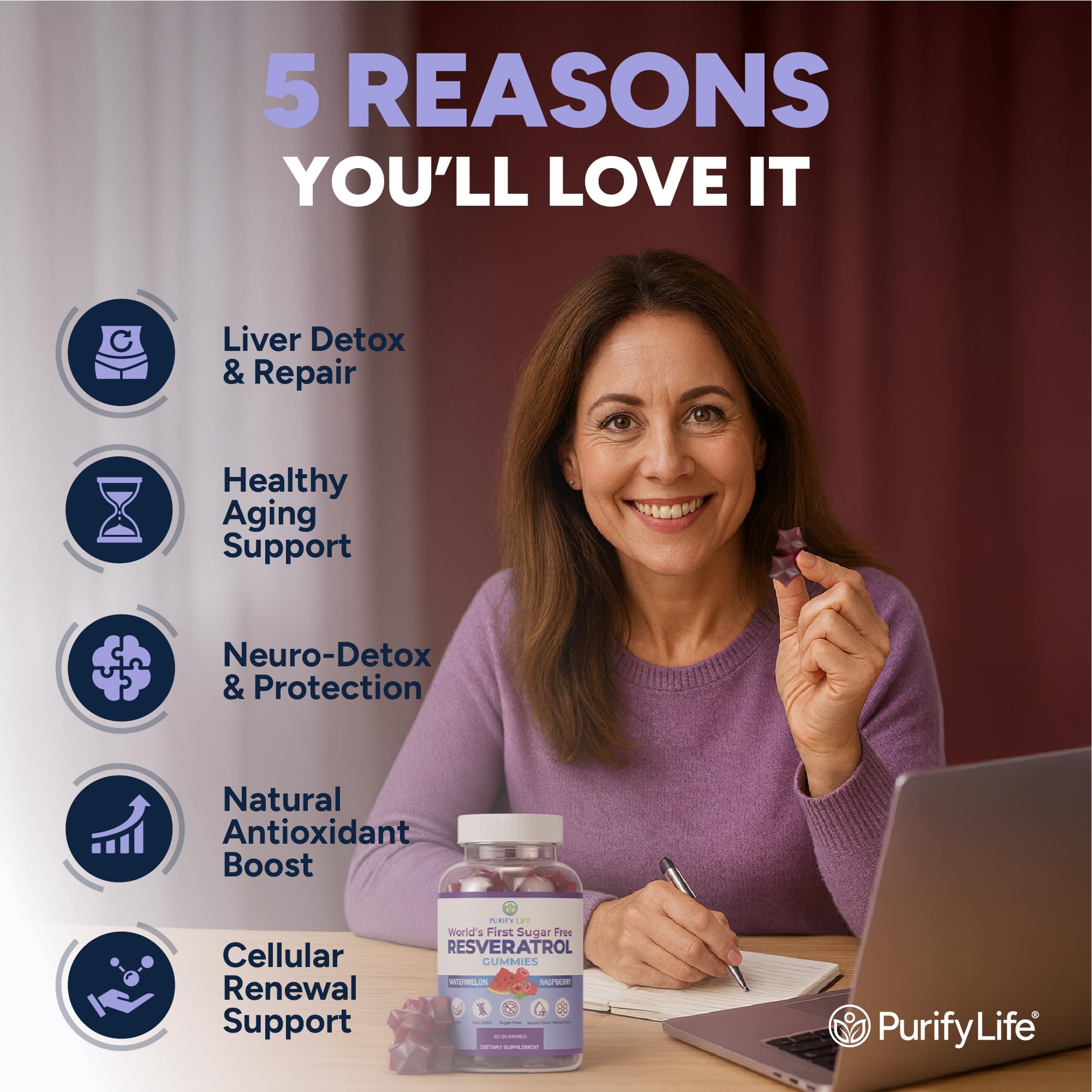 Purify Life extracción de resveratrol y origen de Polygonum cuspidatum