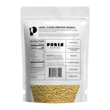 PURIS primer plano de textura crujiente, resalta aporte proteico