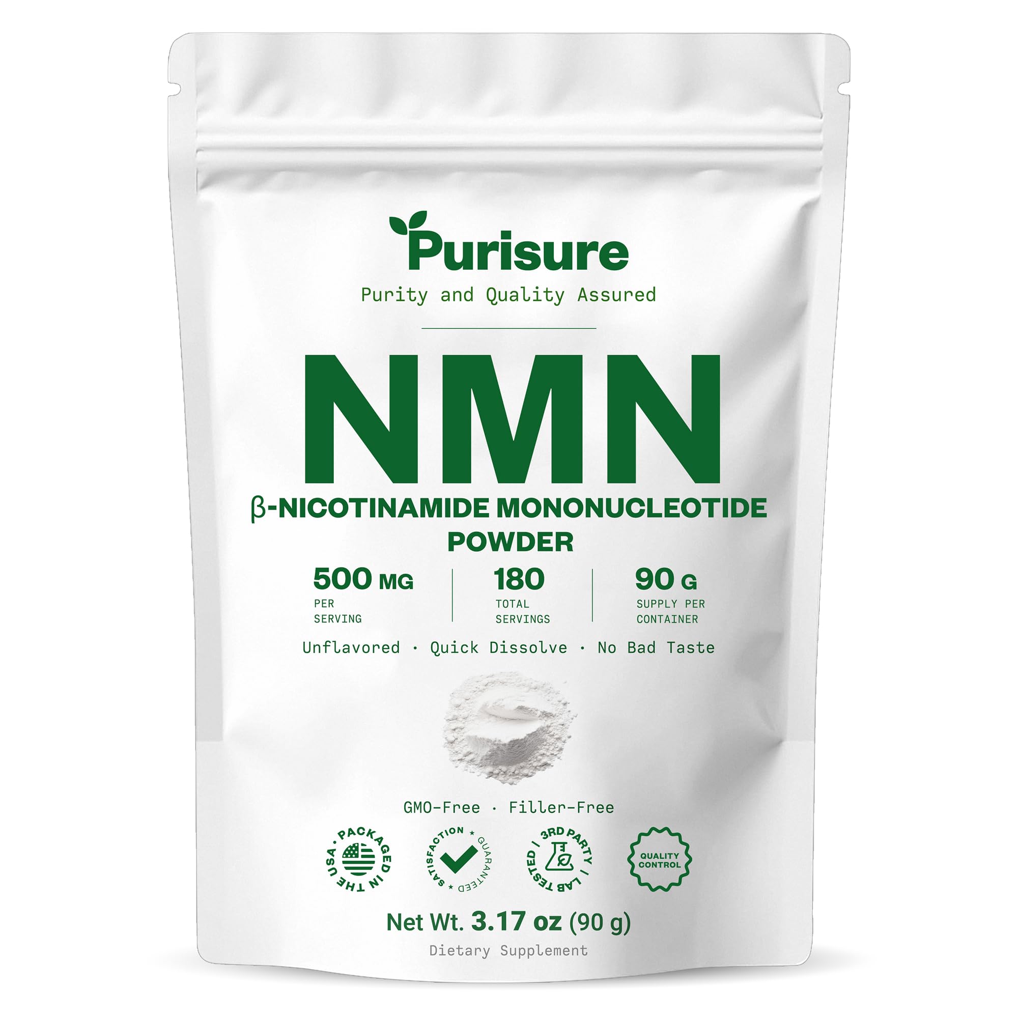 Purisure envase frontal mostrando etiqueta y beneficio de pureza