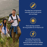Puritan's Pride tabletas en mano para comparar tamaño y dosificación
