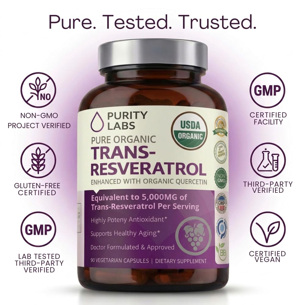 Purity Labs cápsulas en mano para demostrar porción y escala práctica