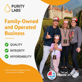 Purity Labs etiqueta nutricional enfocada, información clara y verificable