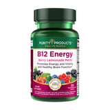 Purity Products envase frontal de B-12 Energy Berry Lemonade, envío cómodo y claro