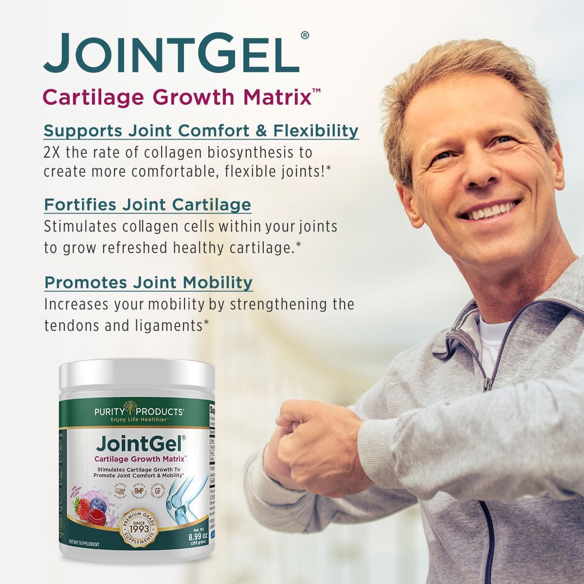 Purity Products jointgel vaso listo sabor berry para beber