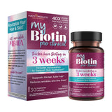 Purity Products frasco MyBiotin ProClinical frontal muestra diseño y beneficio