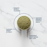 Purity Products cuchara medidora con polvo, dosificación precisa para cada porción