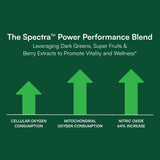 Purity Products mezcla de superalimentos en cuchara mostrando fitoquímicos