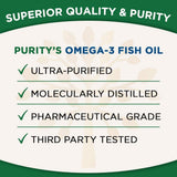 Purity Products bote abierto con cápsulas para fácil consumo