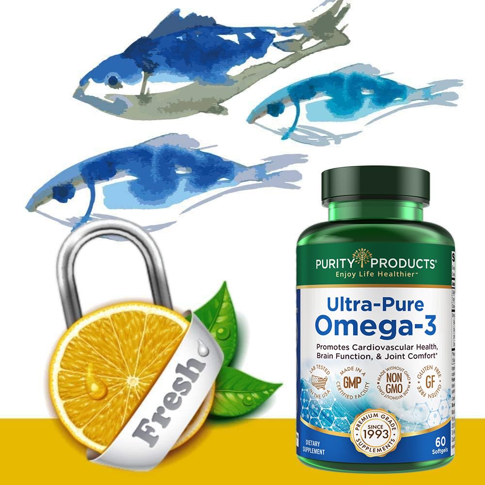Purity Products cápsula en mano para apreciar tamaño y dosificación