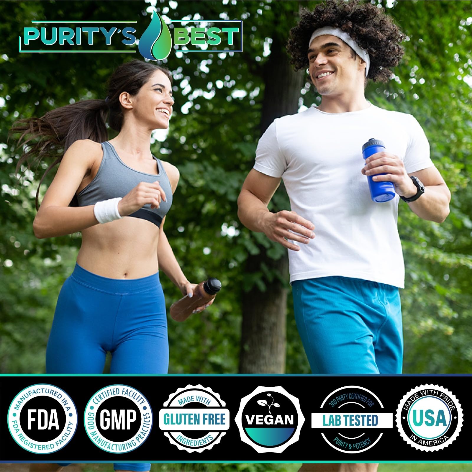 Purity's Best bote abierto con cápsulas dentro que facilita planificación mensual