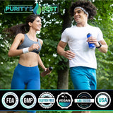 Purity's Best bote abierto con cápsulas dentro que facilita planificación mensual