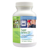 Purium Super Amino 23 frente del empaque mostrando envase claro y conveniencia