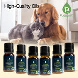 Pursonic aplicado en cama de mascota para ambiente calmante