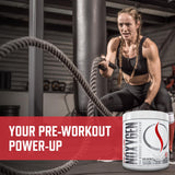 Atleta en gimnasio usando Purus Labs NOXygen para entrenamiento intenso