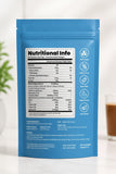 PVSNXEW etiqueta con lista de ingredientes y soporte de colágeno multifuente