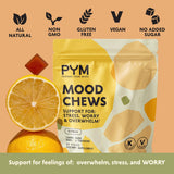 PYM persona consumiendo una chew, uso práctico y aporte inmediato