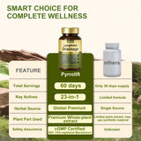 Etiqueta de Pyrrolift con información del suplemento y lista de ingredientes