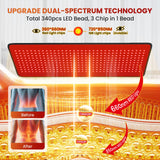 PZJDSR primer plano de los 340 LEDs mostrando densidad y uniformidad