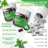 Acercamiento etiqueta Q'ankyaq con lista de ingredientes y beneficios claros