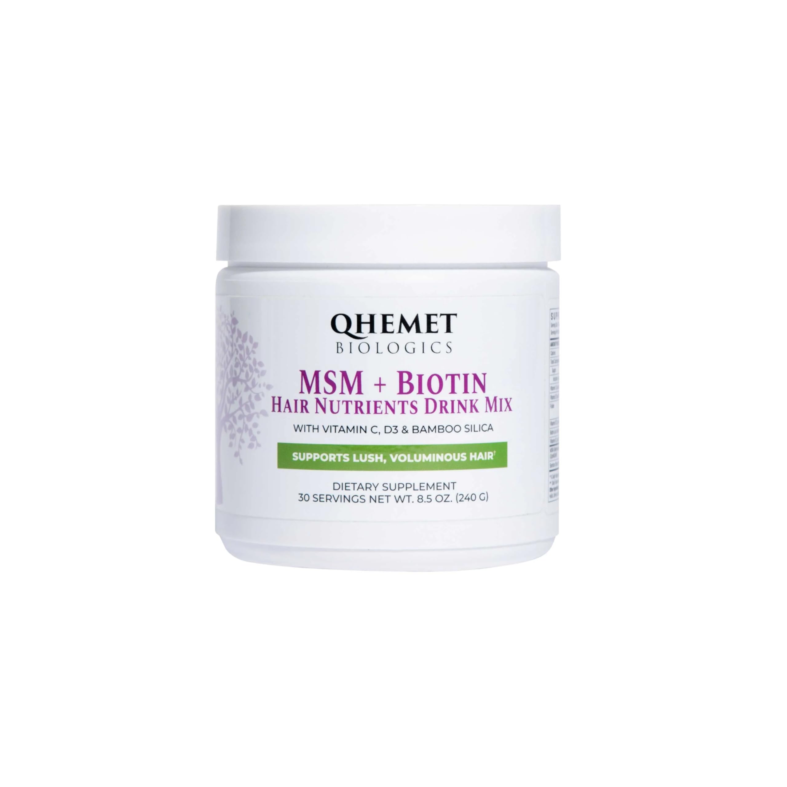 Qhemet Biologics frente del envase mostrando presentación y marca