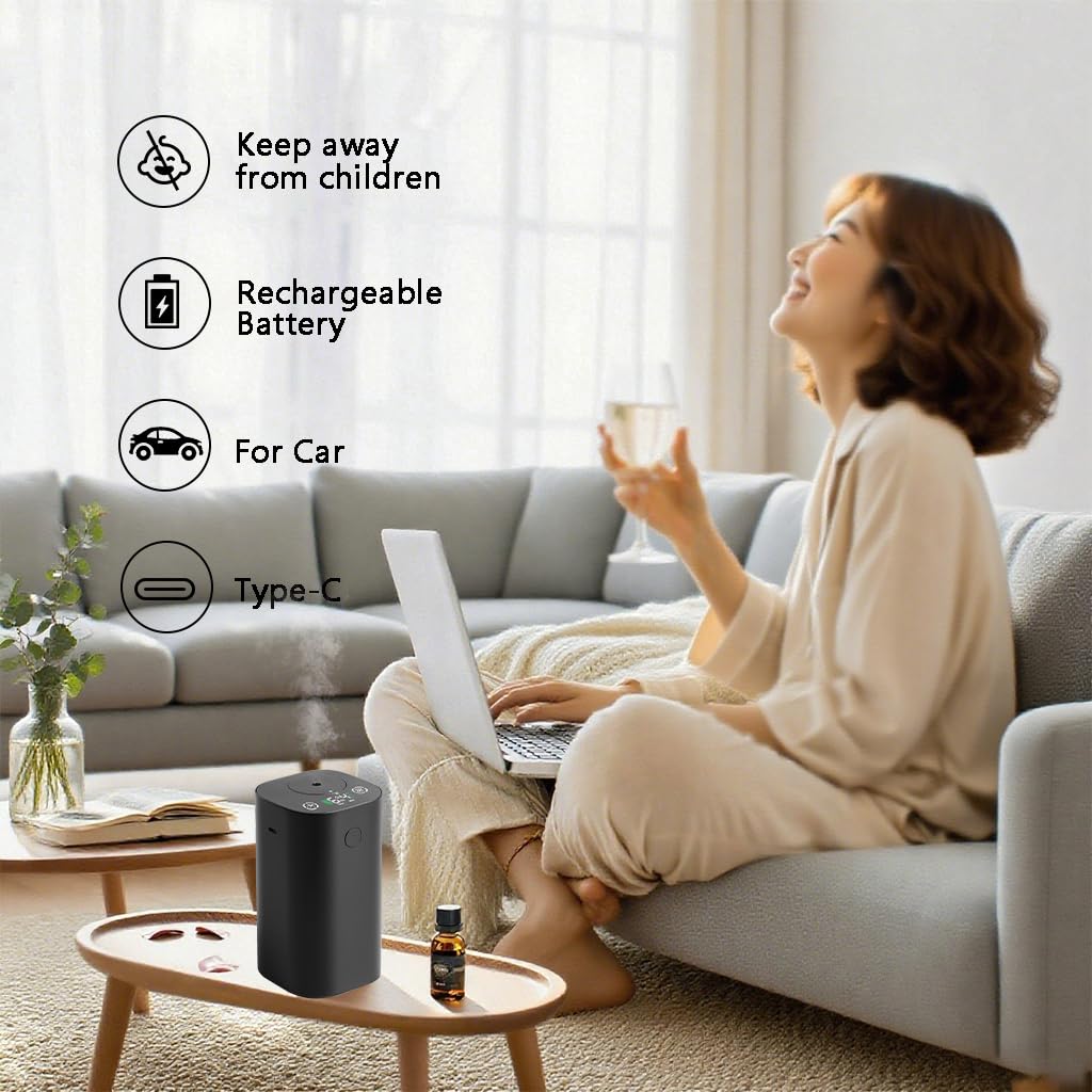 QIQIMARK difusor integrado en decoración navideña creando ambiente