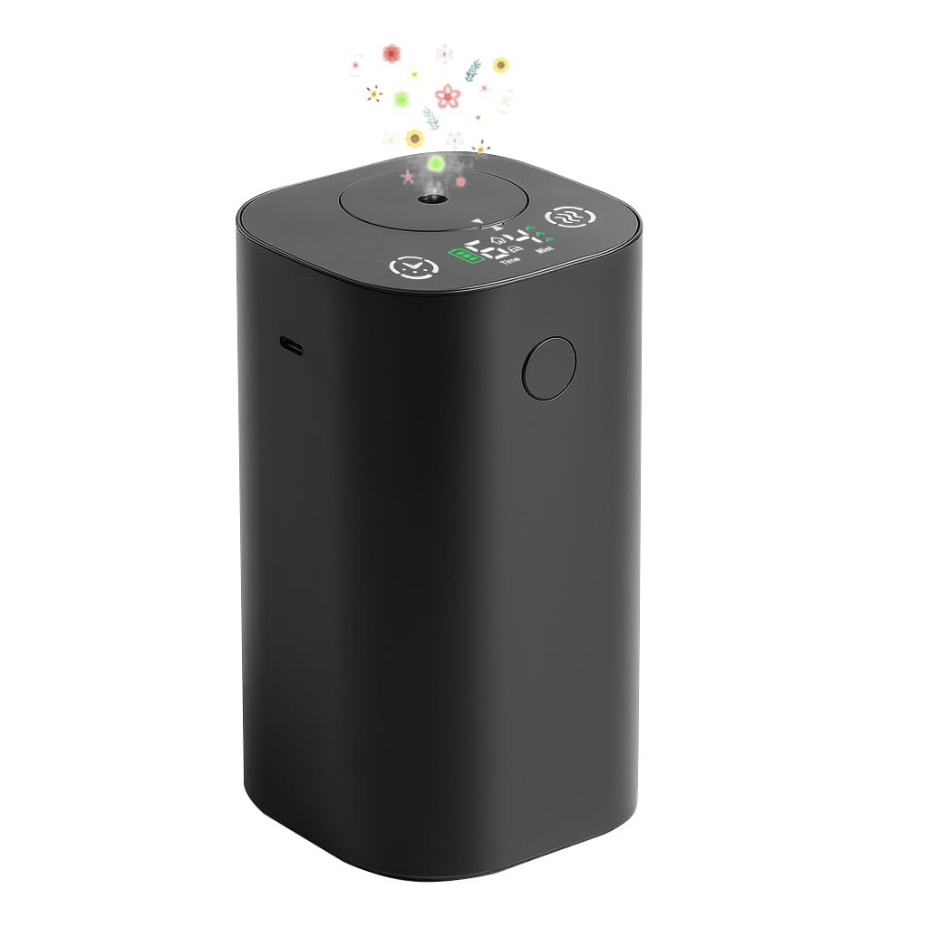 QIQIMARK difusor frontal negro mostrando diseño compacto y discreto