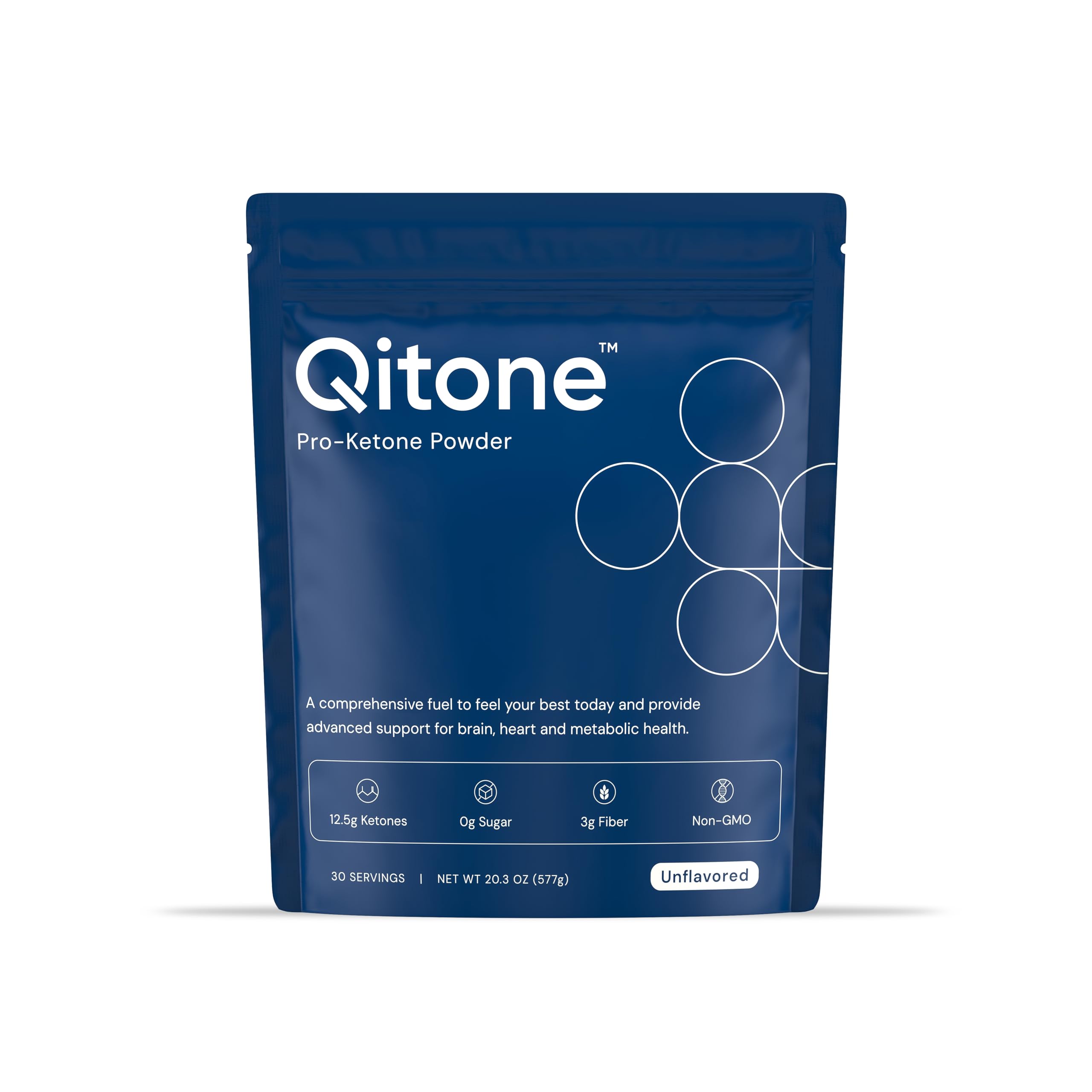 Qitone polvo en primer plano mostrando textura fina y mezcla fácil