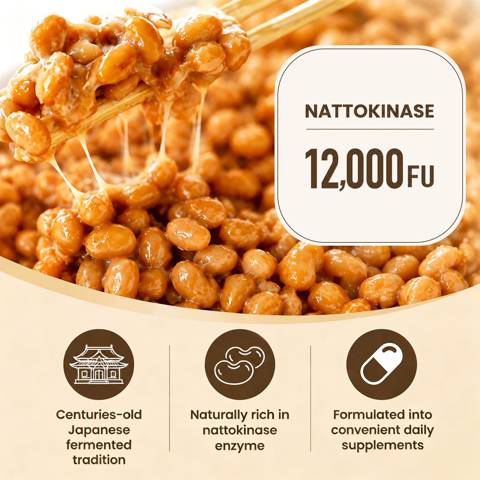 Qmiozzy etiqueta con ingredientes destacando la potencia 12,000 FU