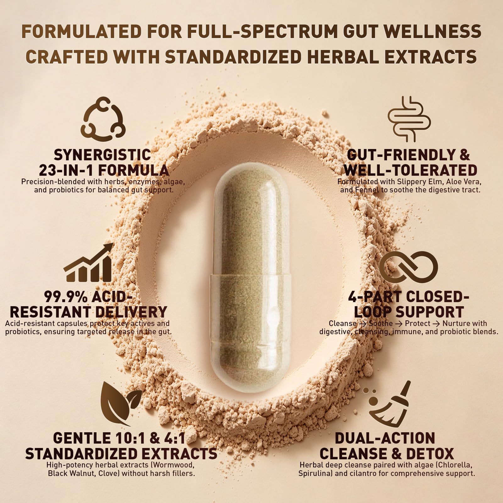 Qmiozzy etiqueta con lista de ingredientes y control de calidad