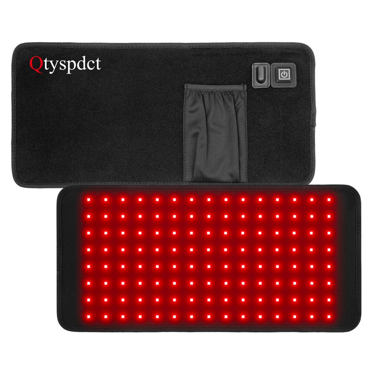 Qtyspdct cinturón frontal desplegado mostrando área de luz y confort