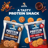 Quaker en uso como merienda con fruta y yogur para combinación nutritiva