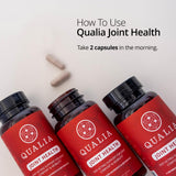 QUALIA LIFE SCIENCES comparación de tamaño para dosis y porción