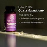 Qualia Life Sciences producto en ambiente de descanso que sugiere relajación