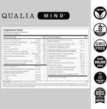 QUALIA LIFE SCIENCES primer plano de cápsulas de Qualia Mind resaltando textura y facilidad de ingestión
