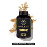 QUALIA LIFE SCIENCES producto en escritorio con portátil para foco y productividad