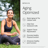Qualia Senolytic ingredientes clave fisetina y quercetina para sinergia