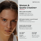 QUALIA LIFE SCIENCES porción en la palma para comparar tamaño y dosificación visual