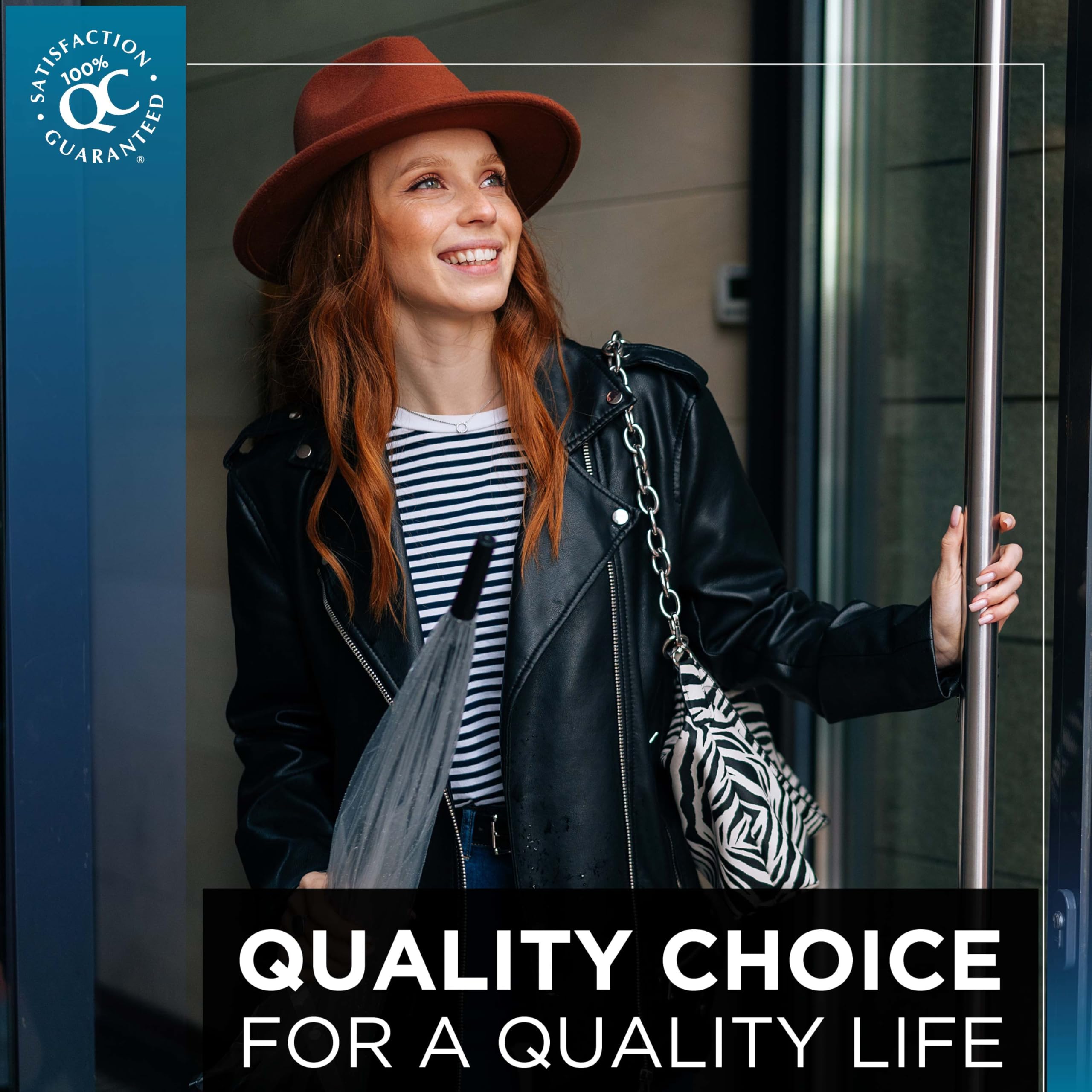 Quality Choice textura del líquido en primer plano que ilustra flujo y claridad