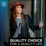 Quality Choice textura del líquido en primer plano que ilustra flujo y claridad