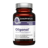 Quality of Life envase frontal de Oligonol mostrando etiqueta y beneficios