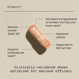 Quality of Life extracto en polvo de Oligonol mostrando textura y pureza