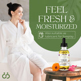 Quality Seamoss Yoni Oil aplicación externa en manos con absorción rápida