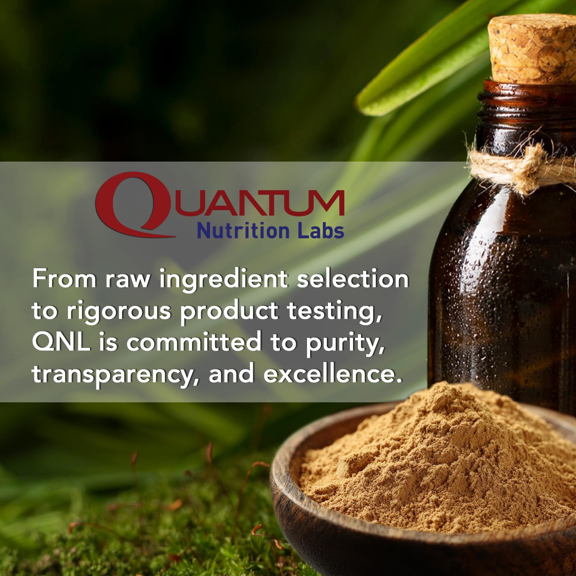 Quantum Nutrition bote en cocina, imagen de estilo de vida y uso diario